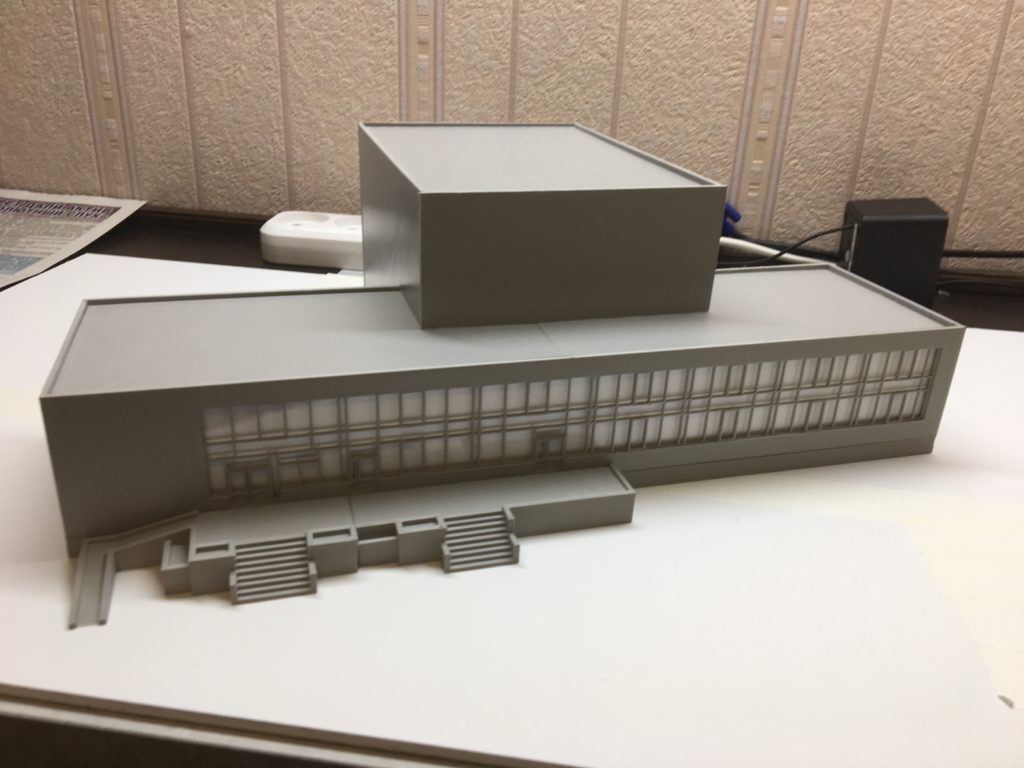3D печать макета администрации города Орска