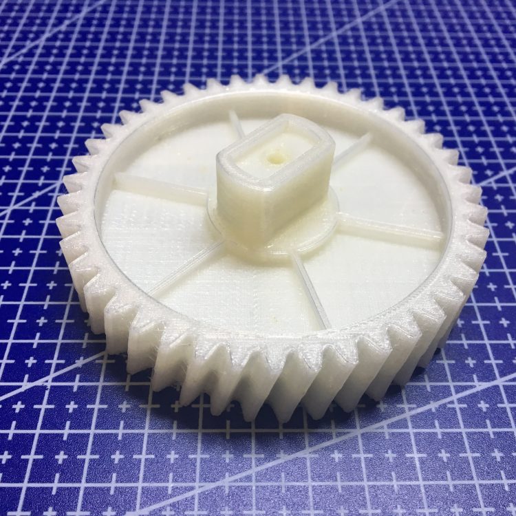 3D печать шестерни редуктора мясорубки Philips