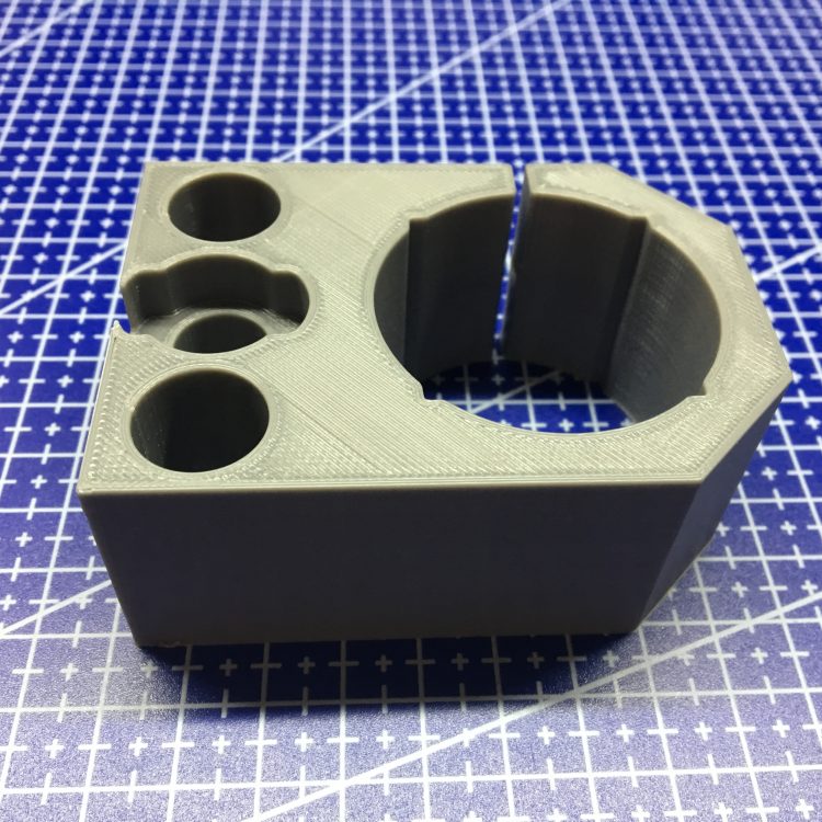 3D печать держателя мотора фрезера CNC2418