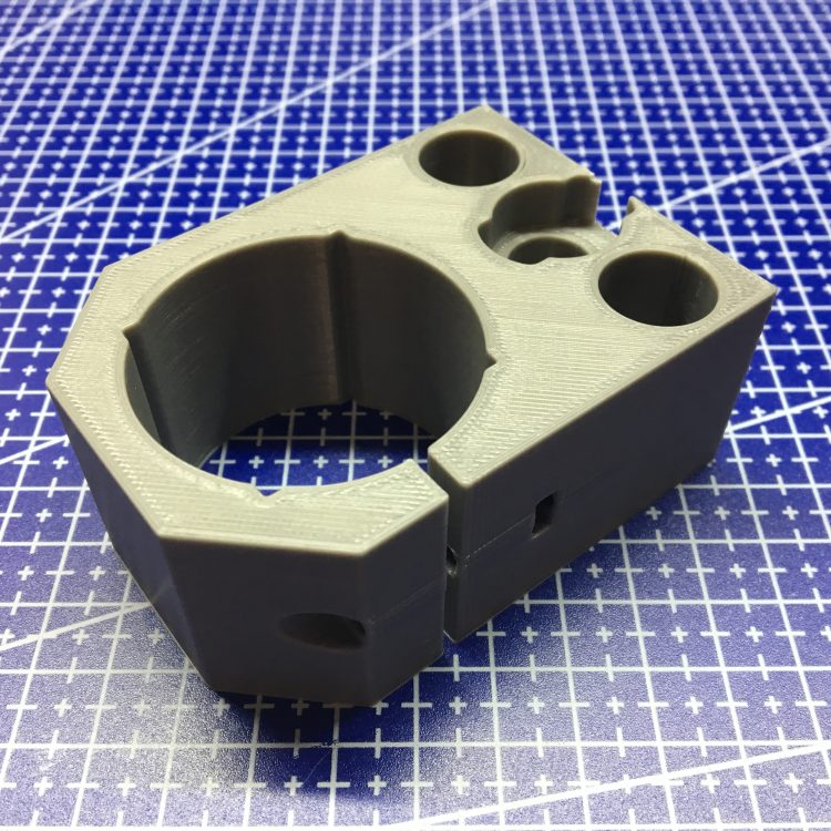 3D печать держателя мотора фрезера CNC2418