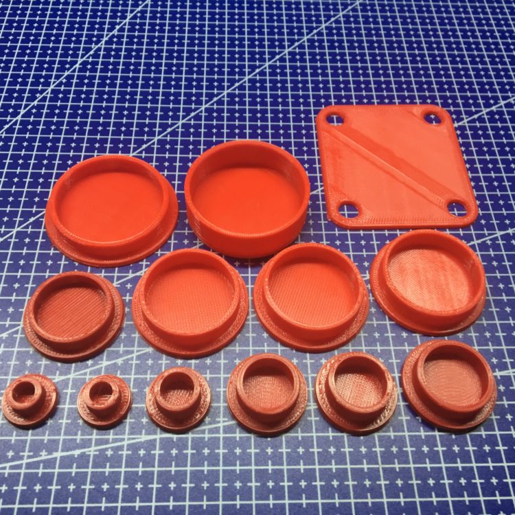 3D печать комплекта технологических заглушек