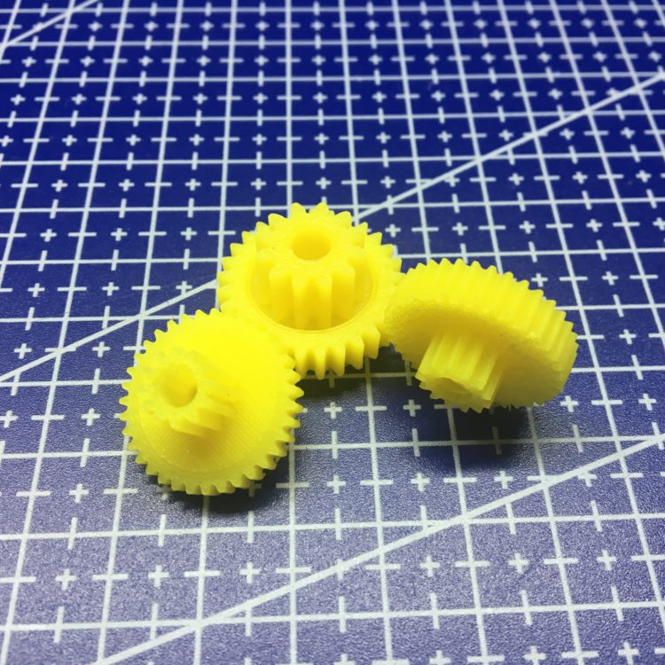 3D печать комплекта шестеренок
