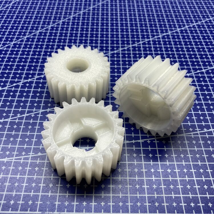 3D печать шестерней привода автоматических ворот
