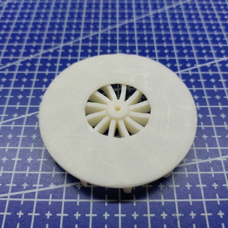 3D печать крыльчатки воздушного электронасоса